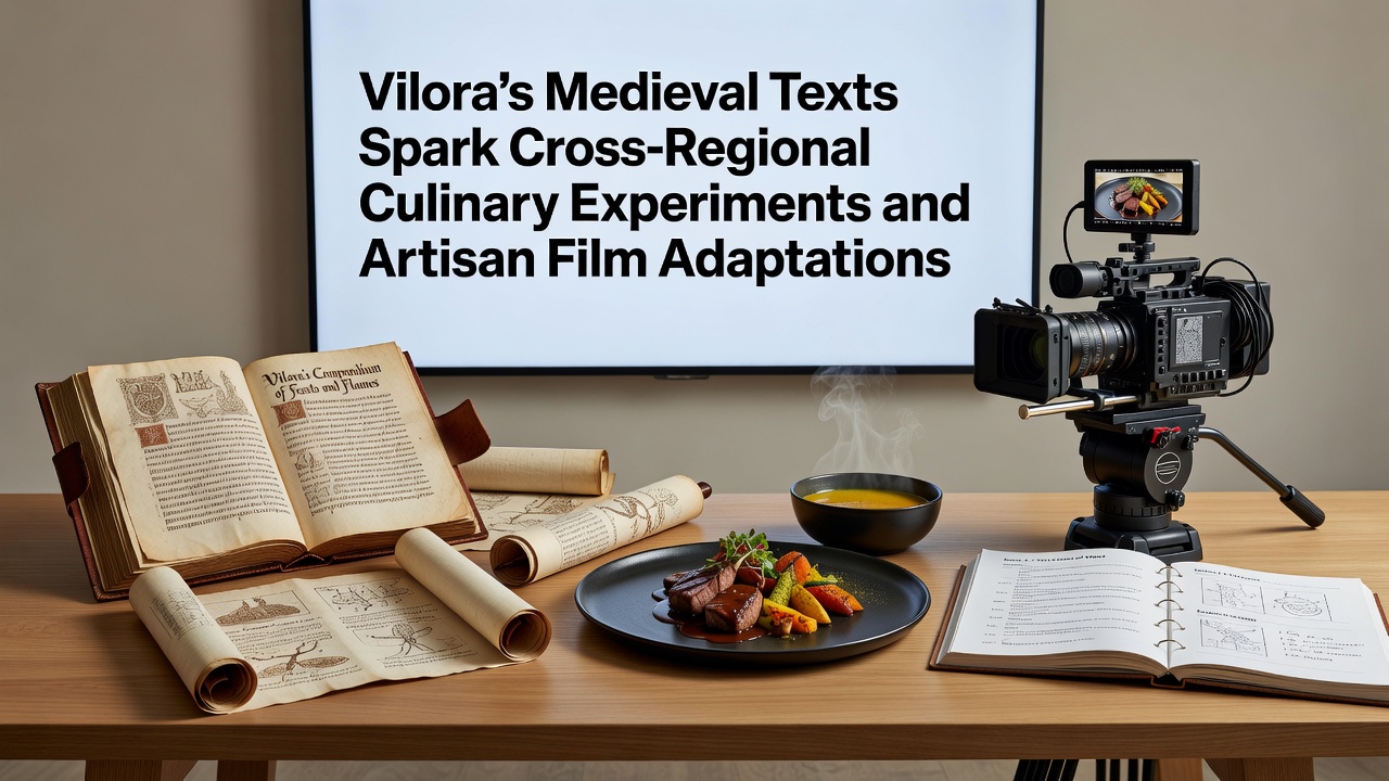 Medieval Manuscripts from Vilora Drive Culinary Crossovers and Artisan Cinema Projects
